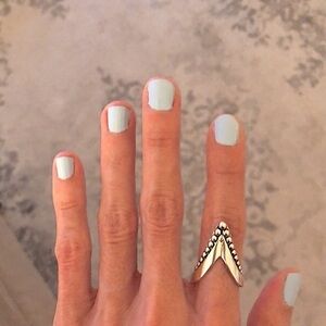 Sterling Silver V Bohemian Statement Ring